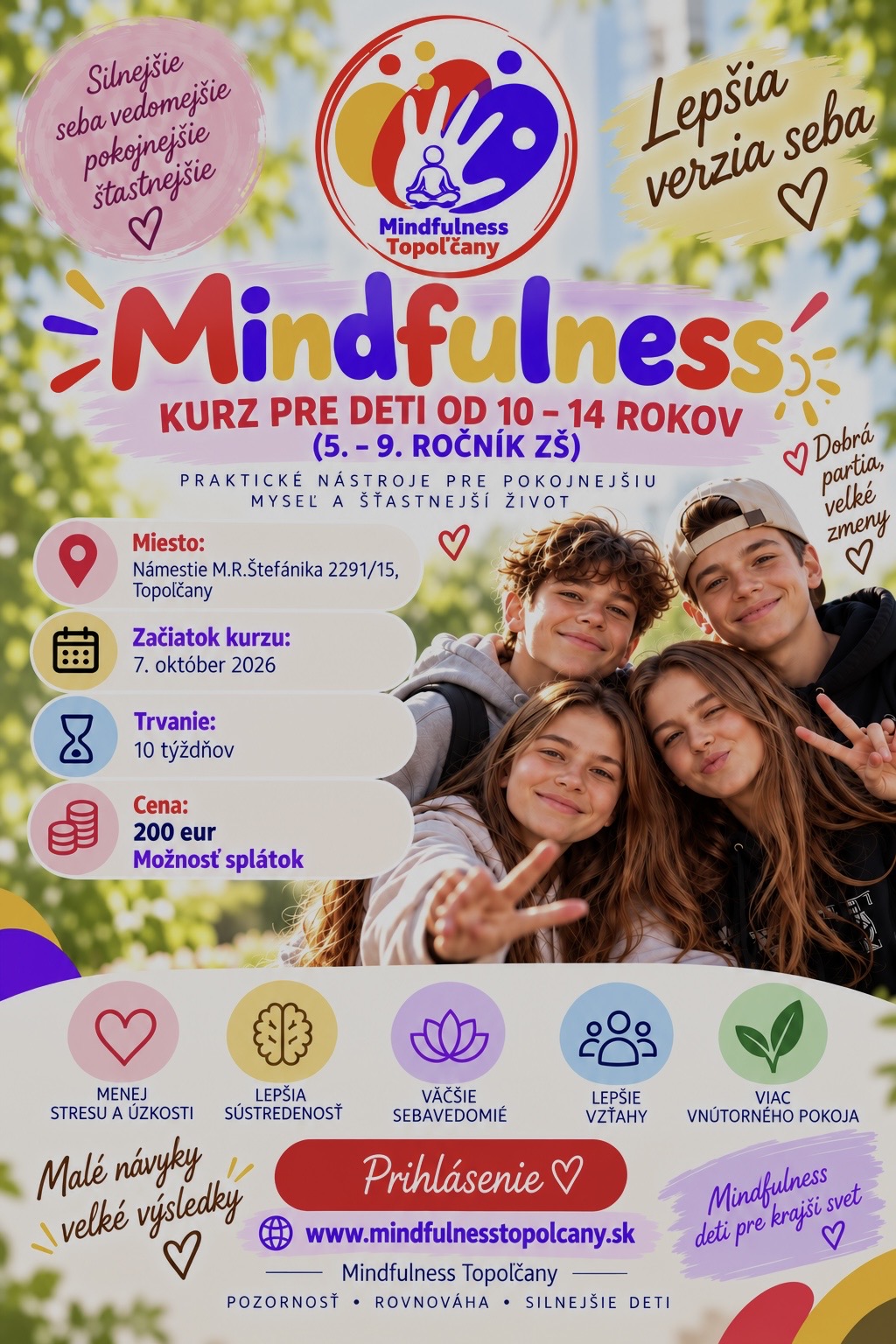 Mindfulness pre staršie deti